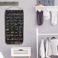 thumbnail image 3 of Hanging Jewelry Organizer, Double Sided 40 Pockets And 20 Magic Tape-Black-, 3 of 5