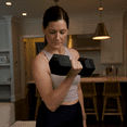 thumbnail image 3 of Lifeline Fitness Premium Rubber Hex Dumbbell, Single, 65 lbs, 3 of 9