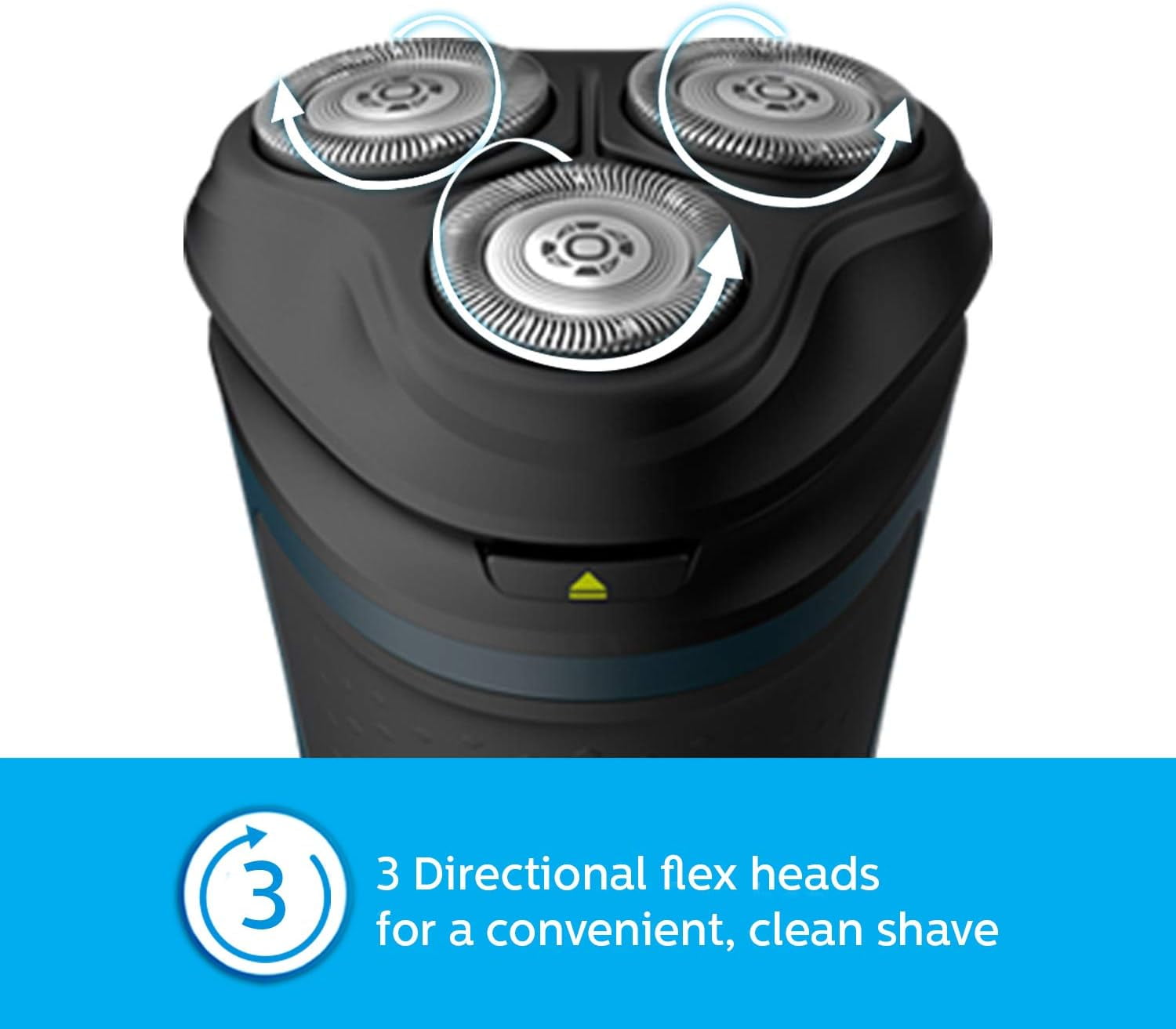 Philips Cordless Electric Shaver, 3D Pivot & Flex Heads, 27 Comfort Cut Blades, up to 40 Min of Shaving