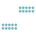 thumbnail image 2 of Inteprter 10 piezas de parches de flores para planchar sin planchar parches bordados autoadhesivos suministros de emergencia para sombreros de bricolaje Type2 NO2 Inteprter CBP233652, 2 of 6