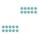 thumbnail image 2 of Advancent 10 Uds. Parche de flores para planchar sin planchar suministros de emergencia autoadhesivos duraderos prácticos para DIY Jeans zapatos azul Type2 NO2 Advancent CBP233652, 2 of 6