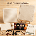 thumbnail image 2 of Spooky Skull Halloween Fabric Weaving Kit, Halloween Designs DIY Craft Kit, Relaxing Hands-On Seasonal Art Project for Tabletop & Shelf Display, 2 of 5