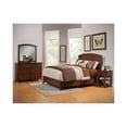 thumbnail image 3 of Alpine Furniture Baker Standard King Wood Headboard Only in Mahogany (Brown), 3 of 4