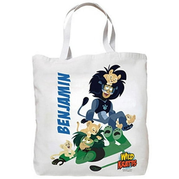 Personalized Wild Kratts Lion Cubs Tote Bag