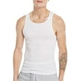 thumbnail image 4 of Hanes Men's Tanks A-Shirts 6-Pack Cotton Tagless Soft Breathable Cool Comfort Slightly Imperfect, 4 of 6