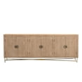 thumbnail image 2 of Taran Designs Chateau 6-door Carved Solid Wood Sideboard in Beige, 2 of 6