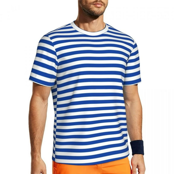 T Shirt For Men Nautical T-Shirt Men Nautical Basic Sportswear T-Shirts Fast Dry Summer Harajuku Tee