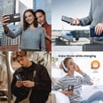 thumbnail image 4 of Rechargeable Battery Case for Samsung Galaxy A55，10000mAh Portable Power Bank with Battery Level Display, +100% Extra Battery Life, 4 of 7
