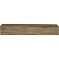 thumbnail image 3 of Ekena Millwork 4"H x 4"D x 84"W Riverwood Faux Wood Fireplace Mantel, Natural Honey Dew, 3 of 17