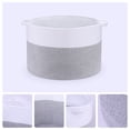 thumbnail image 3 of REGALWOVEN Woven Storage Bin with Handle, Shelf Closet Storage Basket for Blankets, Clothes, Shoes Grey 20*20*13.4in, 3 of 5