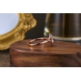 thumbnail image 4 of 14K Rose Gold Moissanite Cubic Zirconia Engagement Ring Jewelry Gifts, 4 of 5