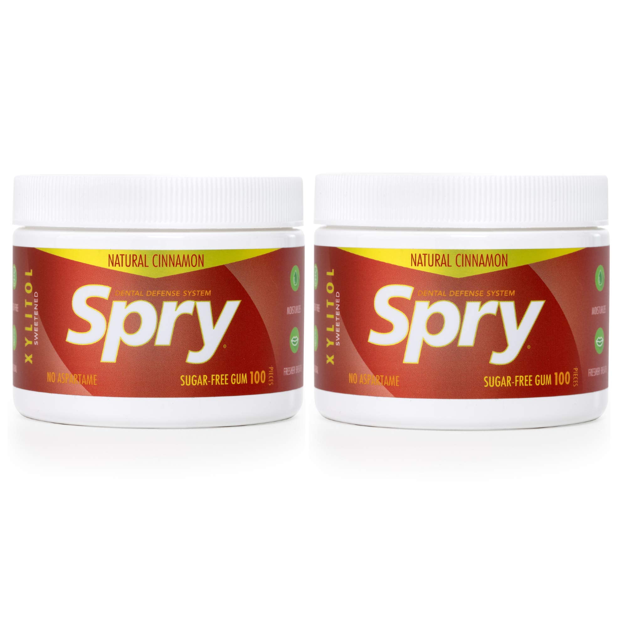 Spry Fresh Natural Xylitol Chewing Gum Dental Defense System Aspartame