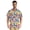 Pandas with Rainbow, variant on Men's Casual Button Down Shirts Short Sleeve Summer Hawaiian Beach Shirt, Pandas with Rainbow