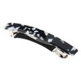 thumbnail image 3 of Pasador de Pelo Estilo Francés Sunnimix Clip de Primavera Estampado negro blanco talla única Fashion Hair Barrette Girls, 3 of 8
