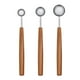 thumbnail image 1 of Juego de cucharas medidoras para especias Triangle Sense de acero inoxidable, 1 of 3