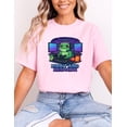 thumbnail image 5 of Ribbit and Respawn Gamer Frog Shirt RGB Setup Gaming Desk Funny Frog Video Game Tee Vaporwave Neon Style Gift for Gamers and Streamers, 5 of 5