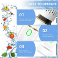 thumbnail image 6 of Fruit and Vegetable Washing Machine, Fruit and Vegetable Cleaner Device, Kitchen Gadget Food Purifie White plastic, 6 of 6