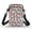 Dinosaur, variant on Spider Web Leakproof Adjustable Shoulder Strap Crossbody Bag Double Deck for Casual Use