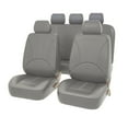 thumbnail image 1 of Luzkey PU Leather Car Seat Covers, Washable Front Rear Seat Covers, Classic Waterproof Protector for Vehicles Suvs Car Accessories Gray, 1 of 6