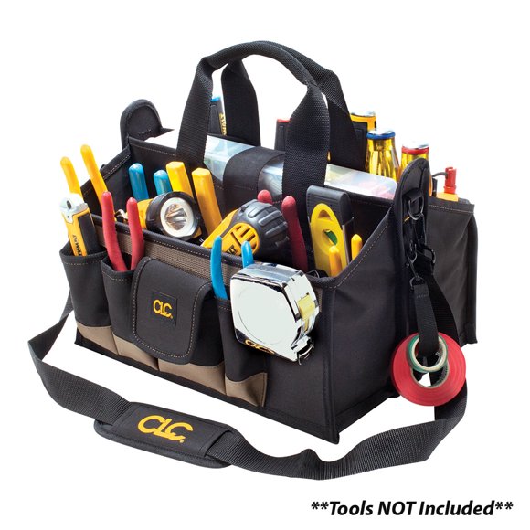 CLC 1529 Bolsa de herramientas con bandeja central de 16"