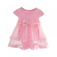 thumbnail image 4 of Uccdo Newborn Baby Girl Romper Tutu Dress Infant Short Sleeve Ruffle Tulle Dresses Princess Sundress Outfits 0-24 Months, 4 of 8