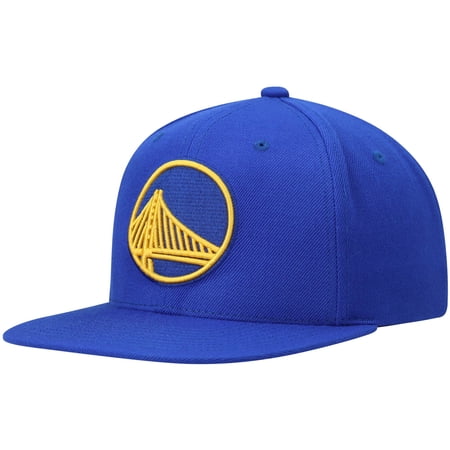 Men s Mitchell & Ness Royal Golden State Warriors Ground 2.0 Snapback Hat