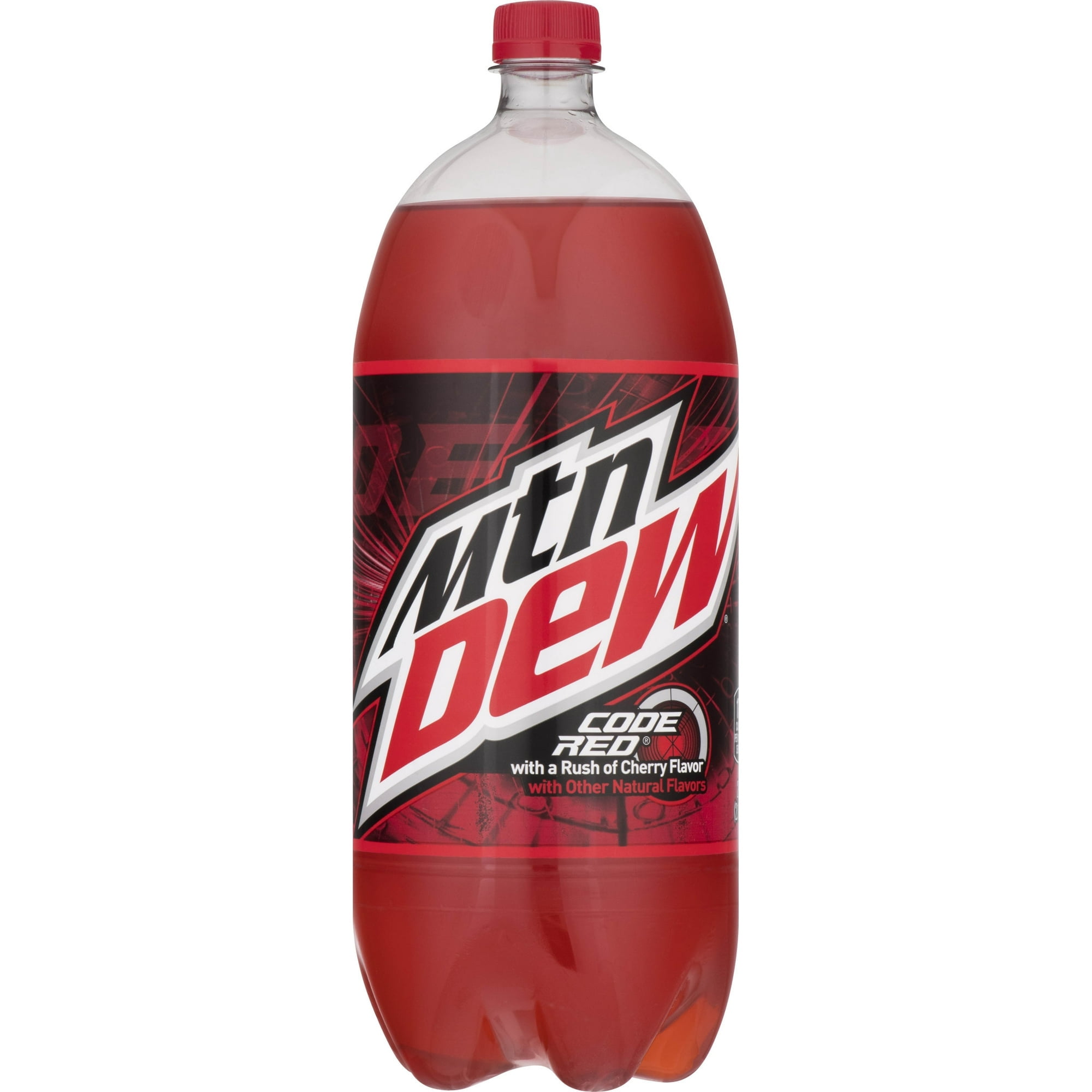 Mountain Dew Code Red Cherry Citrus Soda Pop, 2 Liter Bottle (Pack