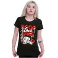 thumbnail image 4 of Cool Kanji Style Betty Boop Love Women's T Shirt Ladies Tee Brisco Brands S, 4 of 5