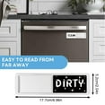 Wiueurtly KitchenTour Dishwasher Clean Dirty Sign Upgrade Super