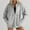 Gray, variant on Aloohaidyvio Womens Quarter Zip Long Sleeve Cropped Sweatshirt Fall Casual Half Zip Pullover Tops With Pockets 2024 Winter Clothes