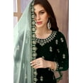thumbnail image 3 of Designer Women's Wear Salwar Kameez Suits Pakistani Indian Punjabi Patiyala Dress ( Green, XS - 36 ), 3 of 4