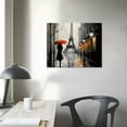 thumbnail image 3 of COMIO  Paris Wall Art for Living Room Pictures Wall Decor, Large Black and White Abstract Eiffel Tower Wall Art for Bedroom, Red Paris Wall Pictures for Vintage Home Decoration, 3 of 4