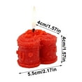 thumbnail image 4 of Xuniizn Heart Candle, Jewelry Box Shape Scented Candles, Natural Wax Valentines Day Gift for Her, Romantic Home Decor & Photo Prop (Red), 4 of 7