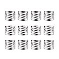 thumbnail image 1 of 12pcs/set Serviette de Table Boucle Métal Serviette de Table Partie Anneau Décoration Table Boucle Décor, Argent, 1 of 9