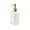White, variant on DQQ153 Ceramic Soap Dispenser Simple Light Luxury Bathroom Lotion Press Dispenser Bottle