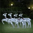 thumbnail image 2 of Renos navideños VidaXL con 80 LED para interiores y exteriores, blancos, 2 of 8