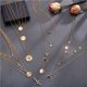 thumbnail image 4 of Collar De Cadena Multicapa Colgante De Personalidad Accesorios De Joyería, 4 of 4