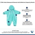thumbnail image 6 of CTM Infant Waterproof Rainsuit with Reflective Stripes by Wootie, 6 of 6