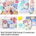 thumbnail image 2 of Maoww ABS Children Calculator Adorable Battery Powered Animal Shape Replacement LCD Screen Calculators Calculating Tool with Keyring Purple, 2 of 9