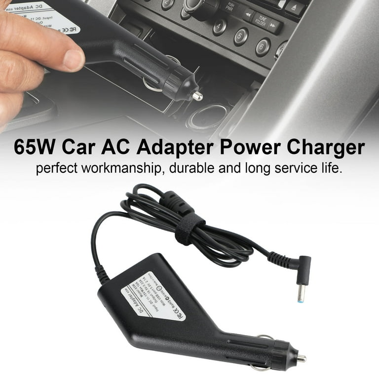 65W Laptop Car Charger Power Supply DC Adapter Universal for HP 19.5V 3.33A  