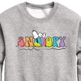 thumbnail image 3 of Peanuts - Snoopy's Beachball - Toddler And Youth Crewneck Fleece Sweatshirt, 3 of 6