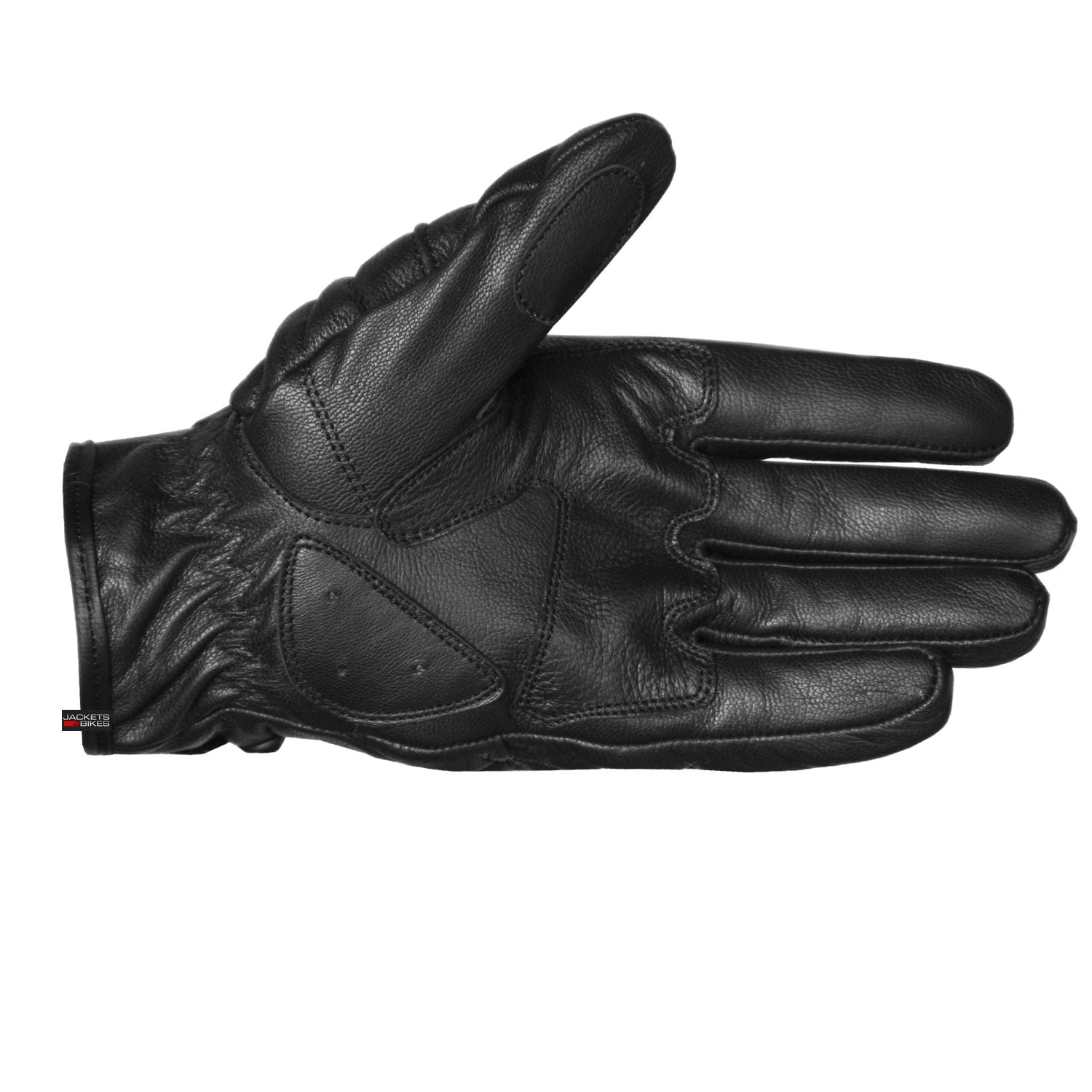 Men's Vintage Goatskin Leather Motorcycle Gloves Gel Padded Cruiser Street Riding Protective Racing Powersports S