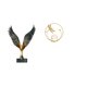 thumbnail image 1 of Estatua de la casa,Estatua de ala hecha a mano,artesanía de resina para cafetería,Escultura de alas extendidas,adorno artesanal,Estatua de bola de cristal,Estatuas de bolas de cristal para, 1 of 8