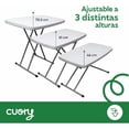 thumbnail image 3 of Mesa Plegable CUOS75 Ajustable a 3 Alturas para Servicio, 3 of 5