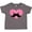 Charcoal Grey, variant on Inktastic Kawaii Mustache Heart Girls Toddler T-Shirt