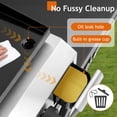 thumbnail image 6 of Ktaxon 3 Burner Propane Griddle Flat Top Gas Grill 30000 BTU Portable Grill with Ceramic Coated Cast Iron Pan,Side Shelves,Wheels, 6 of 9