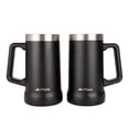 thumbnail image 2 of Hikeo Tarro Cervecero de Acero Inoxidable (2 Pz de 730 ml c/u) de Doble Pared T&eacute;rmica, Vasos T&eacute;rmicos para Agua y Bebidas, Tarro de Cerveza, Tazas para Caf&eacute;, hasta 4 H, 2 of 9