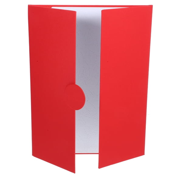 TEHAUX Red Certificate Holder for Awards and Diplomas, 30.8 x 23 x 1 cm, Presentation Folder