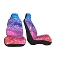 thumbnail image 3 of Salouo Rainbow Glitter Cute Pattern Car Seat Covers,Universal Car Seat Protectors Easy to Install Car Cover Car Accessories Auto/rucks/Van/SUV-2 PCS, 3 of 9