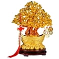 thumbnail image 3 of KAKOWELY Adorno de árbol del dinero, árbol de la fortuna, adorno de escritorio, decoración de bonsái Feng Shui, 3 of 5